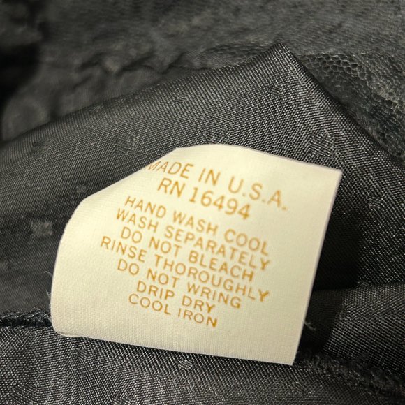 Vintage Givenchy Intimate Black Polka Dot Bed Jacket Size Medium - Picture 13 of 13